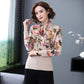 Autumn Winter Ethnic Style  Floral Print Sweater Knit Pullover Jumper Tops  Casual Slim Warm Woolen Sweater