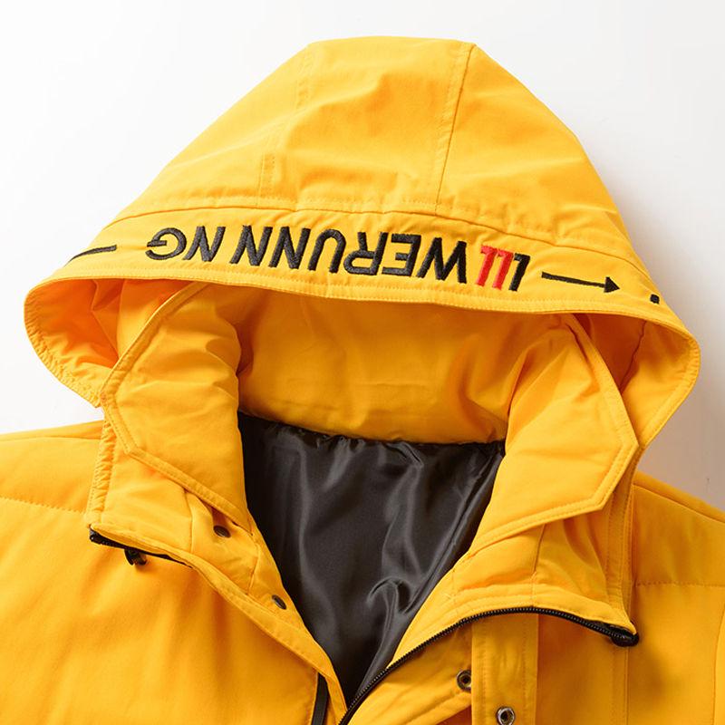 Winter Jacket Men Thicken Warm Men Parkas Hooded Fleece Man's Jackets Outwear Cotton Coat Parka