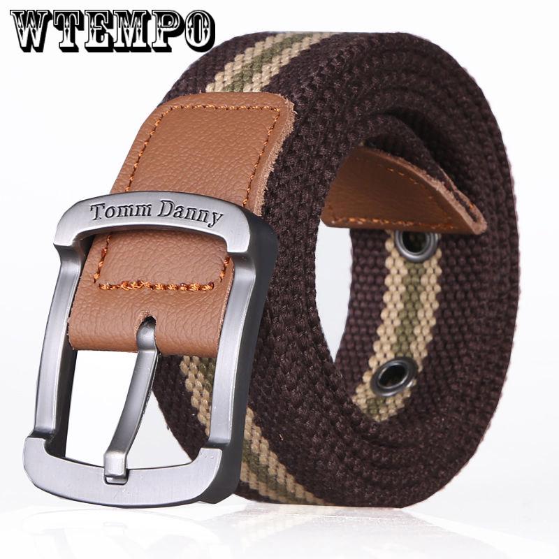 Elastic Belt Knitted Canvas Belts Decoration Girdle Female Pin Buckle Strap Adult waistband