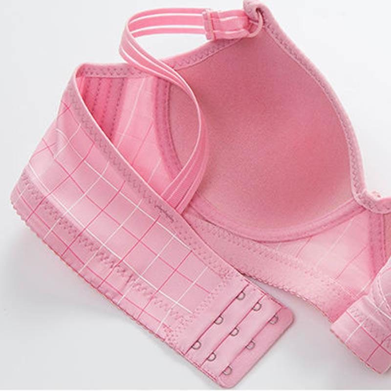 Ladies Adjustable Push Up Underwear Without Steel Rings Thin Sexy Comfortable Traceless Breathable Skin-Friendly Bra