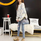 Autumn and Winter Casual Pullover Sweater Loose Casual Knitted Top Star Pattern Female Jacket