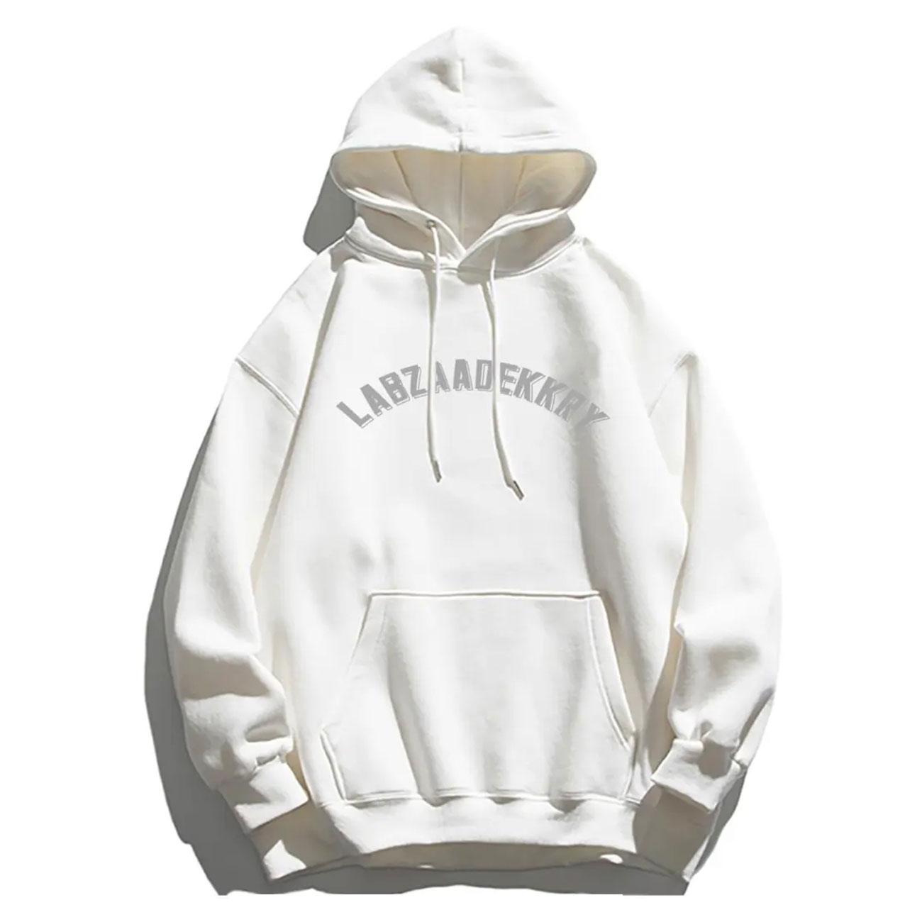 Couple's Sweater Ring Letter Printing Women's Spring and Autumn Solid Color Long-sleeved Pullover Sweatshirts Loose Couple's Top Casual Hooded Sweater