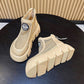 Summer Mesh Ankle Boots Zipper Trifle Super Light Platform Martin Boots All-match Martin Boots
