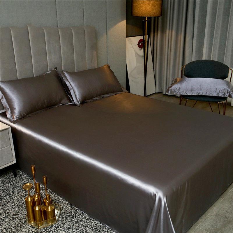 Skin-friendly Home Ice Silk Sheets Silky Summer Student Dormitory Sheets