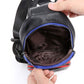 Colorblock Chest Bag Men Black Large Capacity Multi-pocket Crossbody Outdoor Sports Shoulder Bag