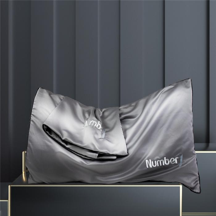 Cool Feeling Washed Cotton Silk Pillowcase Silky Soft Pillowcase Summer Ice Silk Embroidery Pillowcase 48X74CM
