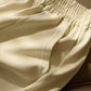 Women's Casual Shorts Summer Loose Elastic Waist Solid Color Thin Wide Leg Pants High Waist Casual All-match Shorts