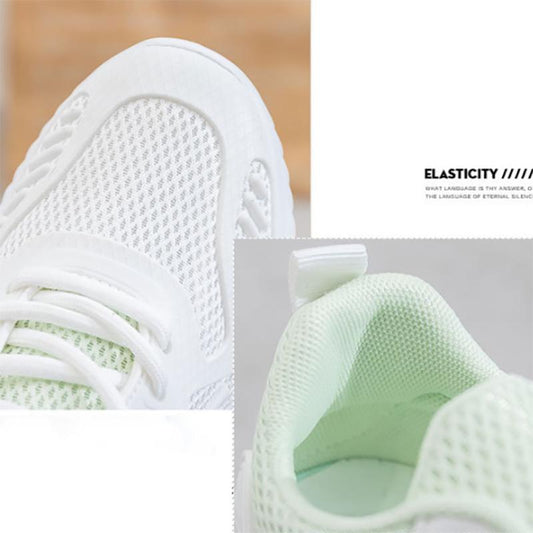 Korean Version of The Thick-soled Increased Women's White Shoes Super Fire Sports Shoes Casual Running Shoes