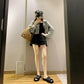 Autumn and Winter Ladies Fashion Cotton Slippers Warm Flat Shoes Indoor and Outdoor Casual Shoes