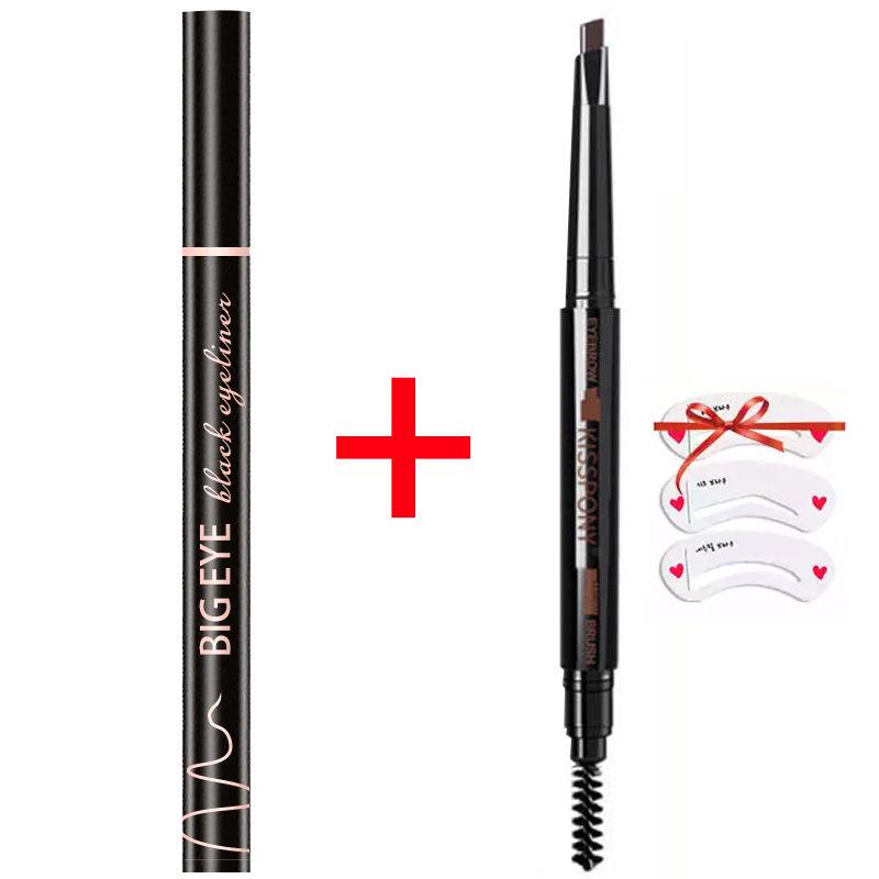 Starry Eyeliner Waterproof Does Not Smudge Student Eyeshadow Pen Hard Head Eyeliner Beginner