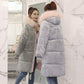 Gold Velvet Women's Cotton Coat Mid-length Student Korean Winter Jacket Fashion Warmth Parka Coat