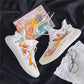 Trend Canvas Coconut Shoes Couple Korean Breathable Running Net Shoes Summer Fly Woven Breathable Casual Sneakers
