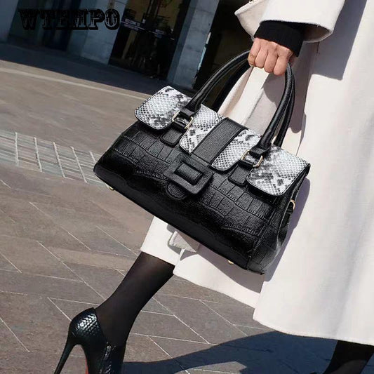 Joker Casual Fashion Messenger Bag Leather Texture Shoulder Diagonal Handbag