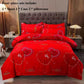 Bed Supplies Grinding Four-piece Thick Twill Bed Single Pillow Package Set Home Bedding