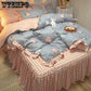 Bedding Sets Quilt Cover Cotton Four-piece Bedding Set Bed Skirt  Bed Linen Bed Cover Princess Style Duvet Cover Bedding Quilt Cover Bed Sheet