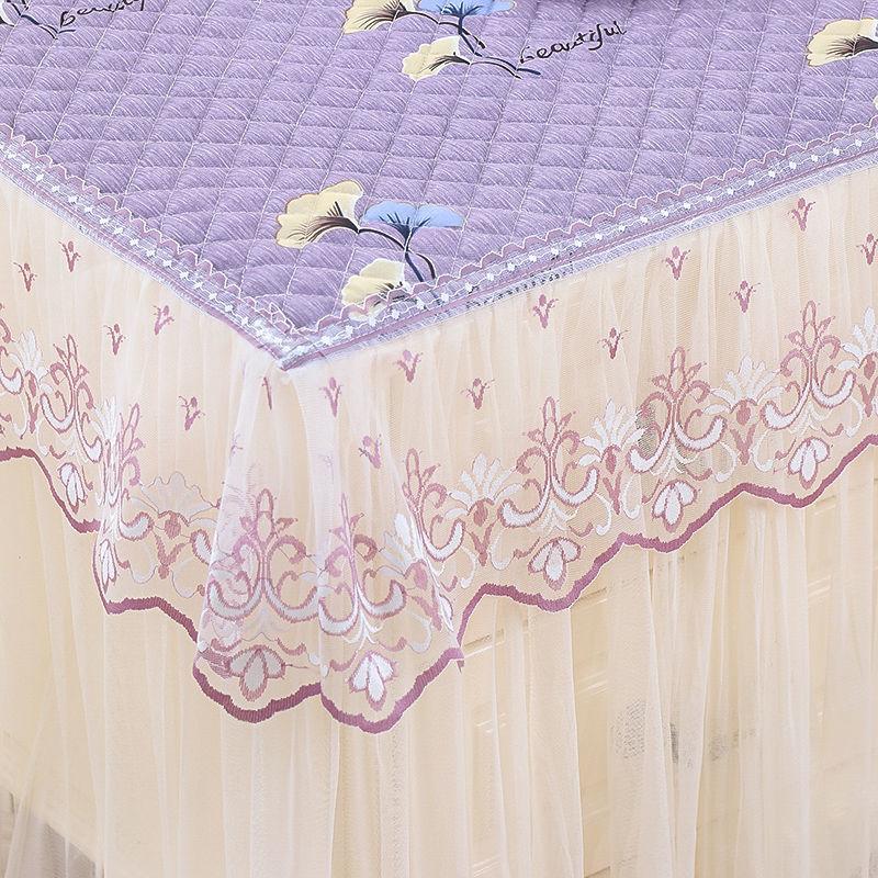 Bedside Table Cover Dust Cover Floor Type Non-slip Cover Dressing Stool Coffee Table TV Cabinet Cover Multi-function Cover Cloth Tablecloth