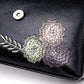 Female Crossbody Bags Women Shoulder Messenger Bags Casual Portable PU Leather Multi-Layere Embroidered
