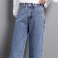 Pants Women Loose All-match Trend High Waist Thin Spring and Summer New Jeans Women Wide Leg Button Cuff Classic High Street Fashion