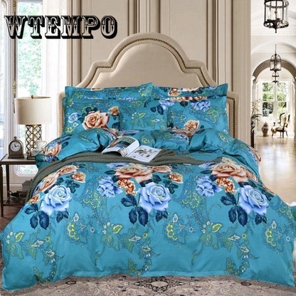 Print Bedding Set Queen King Size Bedding Sets Bed Sheet Duvet Cover Set