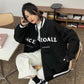 Baseball Uniform Jacket Women's Spring and Autumn Solid Color Outer Wear Casual Sports Loose Salt Fried Street Jacket Tide