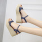 Mid-heel Sandals Women's Summer Slope with Platform Sandals