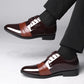 Men Dress Wedding Shoes Leather High Heels Fashion Pointed Toe Heighten Oxford Shoes Party Prom Shoe