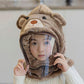 Children's Hat Anti Droplet Dust and Wind Proof Autumn and Winter Cover Thickened Thermal Isolation Ear Cap Baby Outdoor Thermal Cap