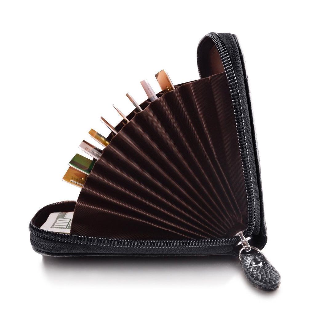 Pu Leather Business Card ID Holder Credit Card Holder Case Men Women Mini Wallet for Card