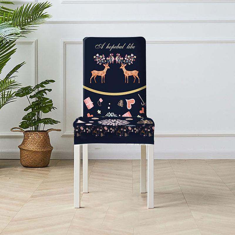High-end Curved Chair Cover Home Dining Chair Cover Seat Cushion Backrest Integrated Simple Modern Chair Cover