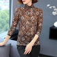 Letter Printing Bottoming Shirt Women Slim Turtleneck Knitted Sweater Slim Puller Jumper Tops