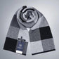 Winter Imitation Cashmere Scarf Men's Multi-color Optional Fashion Printing Scarf Thick Warm High-end Wool Scarf Christmas