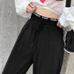 Summer Plus Size Ice Silk Nine-point Casual Pants Women Loose and Thin Sports Harlan Long Pants Female Students