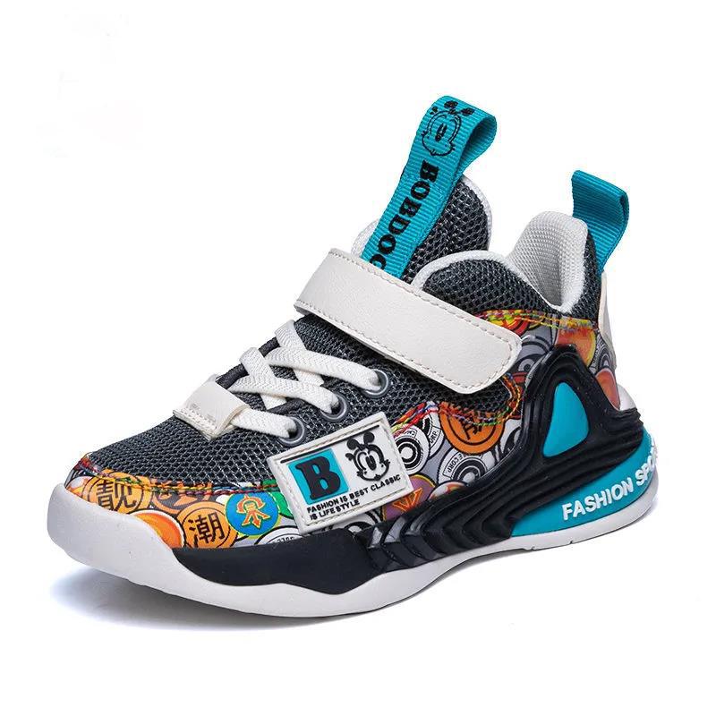 High Quality Children's Shoes Breathable Sneakers for Boys Lightweight Kids Shoes Soft Bottom Running Shoe Tenis