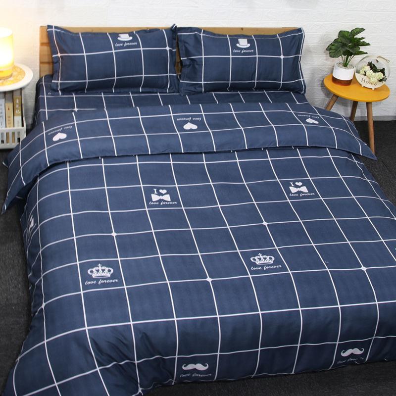 Bed Pillowcase Is Sleeved In Bedding Set Household Textile High Quality Four-piece Set