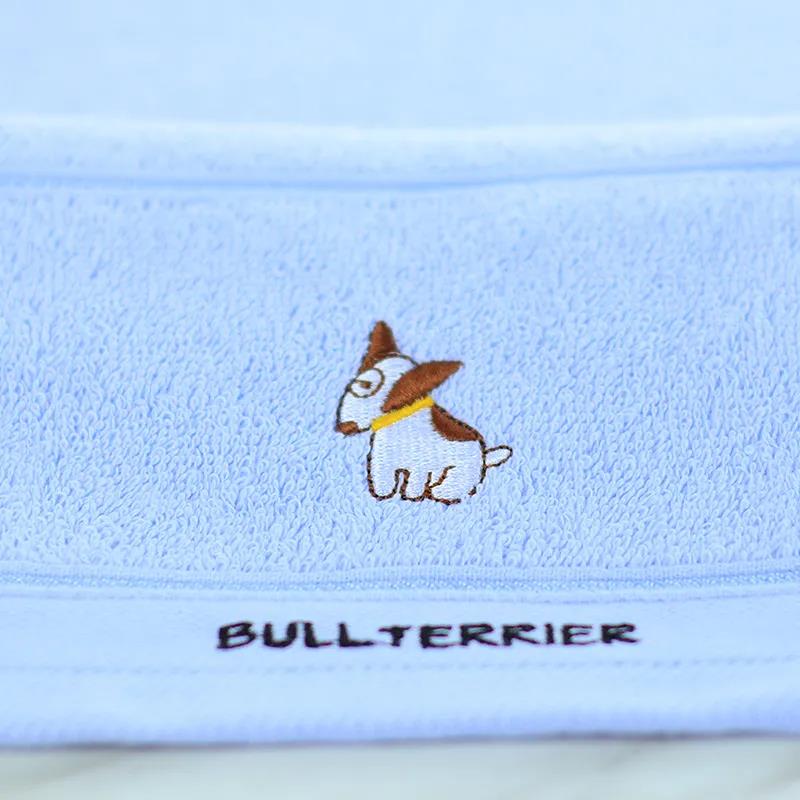 Bathroom Accessories 100% Cotton Children's Towel Absorb Water Soft and Thickened Children's Cartoon Wash Face Towel