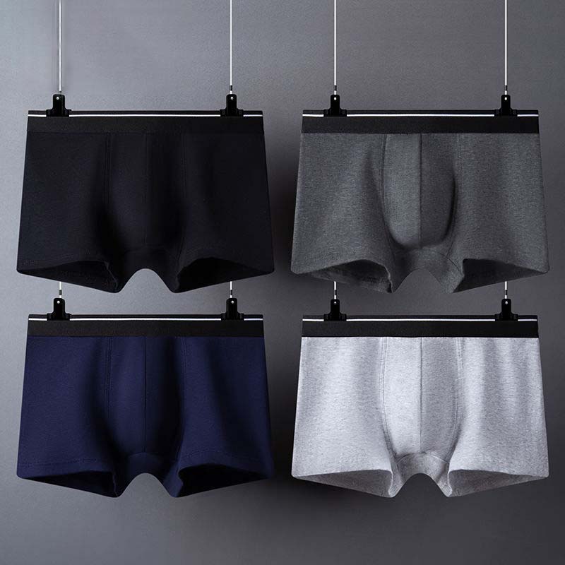 Men's Underwear Cotton Boxer Antibacterial Boxer Briefs