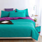 Bedding Solid Color Double Combed Matte Four Piece Set  Dormitory Simple Quilt Cover Bed Sheet