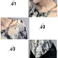 Fashion Irregular Leopard Print Top Women Sexy Hollow Out Shoulder Long Sleeve Top Fashion Large Size Bottoming Shirt