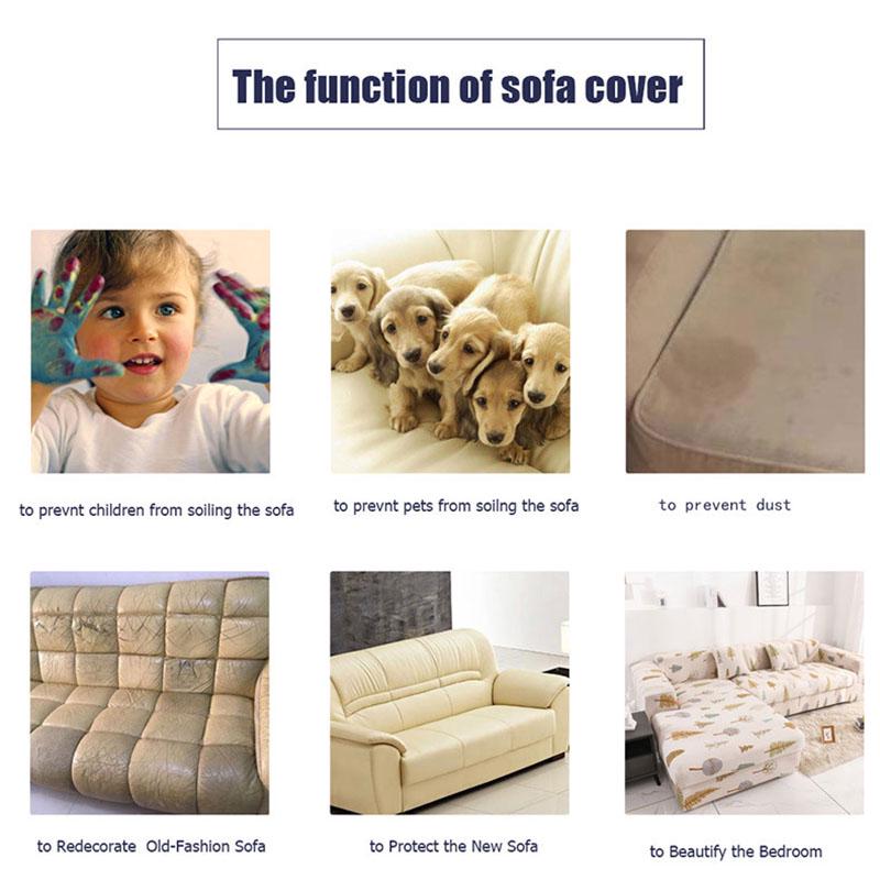 Elastic Sofa Cover for Living Room Non-slip Stretch Couch Slipcover Couch Cover Sectional Sofa Cover Floral Universal Furniture Protector