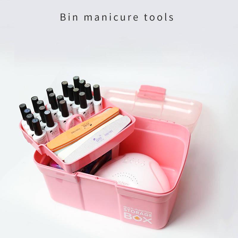 Gel Nail Polish Starter Kit 48W UV Lamp Nail Dryer Top Base Coat Manicure Tools Primer Nail Art Set