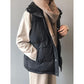 Down Cotton Waistcoat Waistcoat Women's Outer Wear Vest with Loose Short Waistcoat Jacket Autumn and Winter Warm Cotton Jacket
