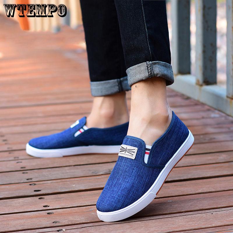Casual Shoes Men's Casual Hiking Denim Cowboy Shoes