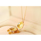 European and American Retro Jewelry Fairy Rila Magic Pumpkin Car Necklace