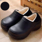 Waterproof Cotton Slippers Women's Winter Thick Bottom Shoes Non-slip All-inclusive heel slippers