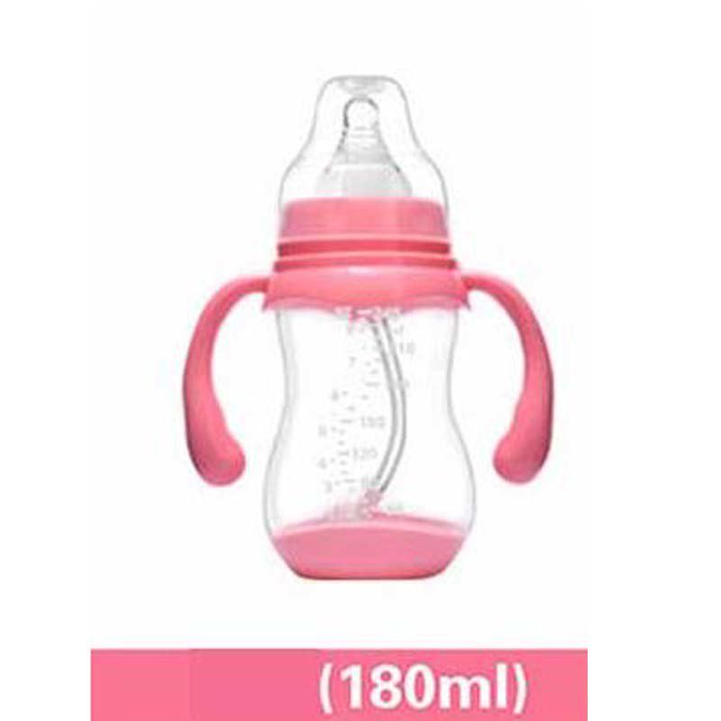 240ml Wide Mouth Baby Infant Kids Automatic Pipette Straw Pacifier Nipple Milk Feeding Bottle
