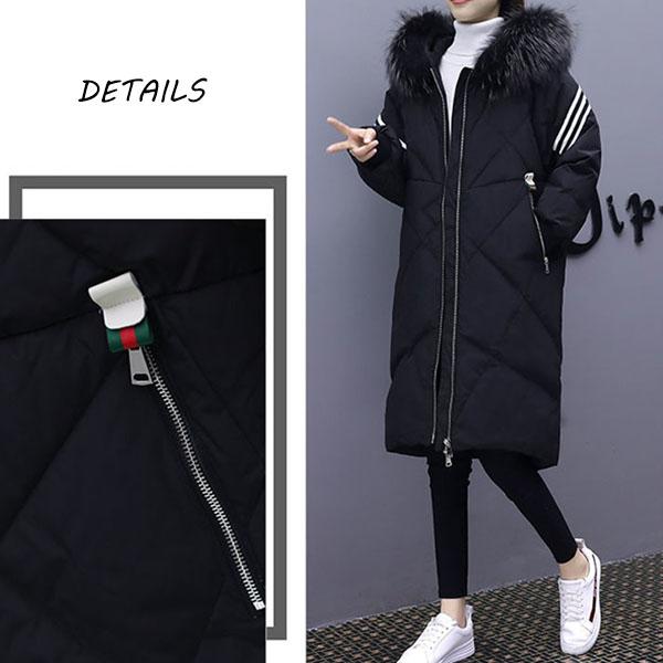 Winter Mid-length Plus Cotton Thickening Fashion Plus Size Women's Cotton Coat Coat Size Was Thin Cotton Coat Parka Coat