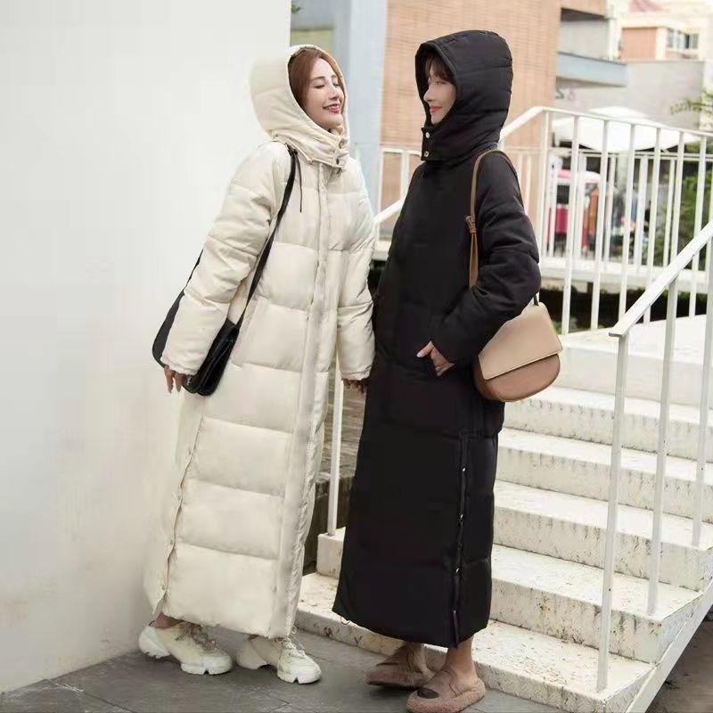 Thick Down Parka Women with Hood Down Jacket Winterr Coat Cultivate Morality Fashion Eiderdown Hoodie with Thick
