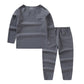 Children's Underwear Set Seamless Self-heating Autumn Clothes Long Pants Suit Baby Thermal Underwear Autumn and Winter Home Service