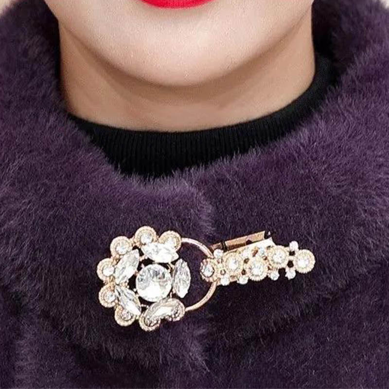 Mother Wear Winter Imitation Mink Velvet Coat Women Middle-aged and Elderly Women's Mid-length Coat