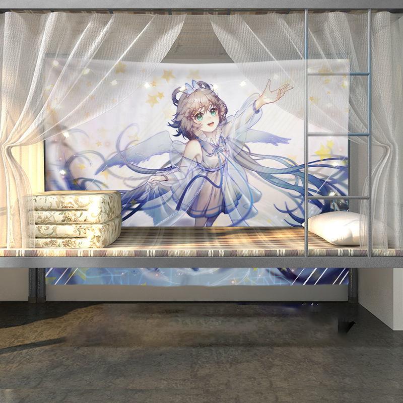 Anime Tapestry Background Cloth Room Decoration Hanging Cloth Dormitory Essential Bedside Layout Wall Cloth